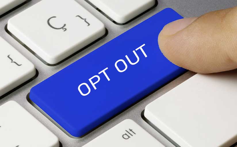 opt out